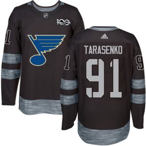 Herren St. Louis Blues Eishockey Trikot Vladimir Tarasenko #91 Authentic Schwarz 1917-2017 100th Anniversary